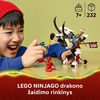 LEGO® NINJAGO® Zilvar ir drakonas-pabaisa Grimtak 71863
