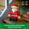 LEGO® padidinta Kalėdų Senelio minifigūrėlė, kalėdinis žaislas ir dekoracija 40820