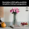 LEGO® Rausvų rožių puokštė