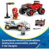 LEGO® Sonic the Hedgehog™ Sidabrinis automobilis prieš Knuckles sunkvežimį monstrą 77118