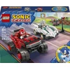 LEGO® Sonic the Hedgehog™ Sidabrinis automobilis prieš Knuckles sunkvežimį monstrą 77118