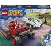 LEGO® Sonic the Hedgehog™ Sidabrinis automobilis prieš Knuckles sunkvežimį monstrą 77118