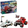 LEGO® Sonic the Hedgehog™ Sidabrinis automobilis prieš Knuckles sunkvežimį monstrą 77118