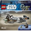 LEGO® Star Wars™ Mandaloriečio ir Grogu greitaeigis motociklas 75436
