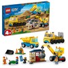 LEGO® City Statybiniai sunkvežimiai ir kranas su griaunamuoju rutuliu (60391) 60391