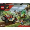 LEGO® Jurassic World Velociraptorius ir pabėgimas visureigiu (76972)