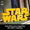 Star Wars TM LEGO® Žvaigždžių karų konstruojamas Star Wars™ logotipas 75407 Rinkinys 75407