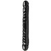 Doc Johnson Jr. Veined Double Header Flexible 12'' PVC Model - Juodas