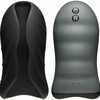 Doc Johnson OptiMALE Silicone Stroker Heated Rechargeable Juodas