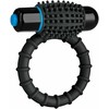 Doc Johnson CalExotics Vibrating Ring Juodas 10-Function Silicone Intimate Device