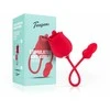 Pink Rožinė Teazers Rose Duo Rechargeable Intimate Device with Dual Motors Rožinė