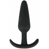 EasyToys Silicone Plug M - Flexible Anatomical Intimate Priedas, Juodas