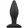 EasyToys Silicone Anal Plug Medium Juodas - Flexible Ergonomic Model