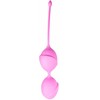 Pink Rožinė EasyToys Rožinė Duo Silicone Pelvic Muscle Training Balls 3.5 cm