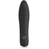 Velvet Vibe Juodas - Compact Intimate Stimulation Device, 10 Modes