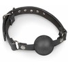EasyToys Adjustable Faux Leather Head Harness with Large Silicone Ball