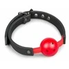 EasyToys Adjustable PVC Ball Gag Raudona - Comfortable Restraint Priedas