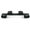 EasyToys Adjustable Restraint Bar with Faux Leather Cuffs - Juodas, Universal Fit