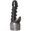 Easytoys Spiral Wand Attachment Juodas - Textured Silicone Head Cover