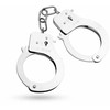 Ouch! Adjustable Metal Cuffs Sidabrinis - Secure Restraint System