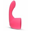 Pink Rožinė MyMagicWand Rožinė Silicone Anatomical Attachment for Wand Massager
