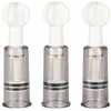 EasyToys Stimulation Set 3pcs - Adjustable Vacuum Suction Cups Transparent