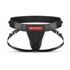 No-Parts Taylor Adjustable Strap-On Harness Double O-Ring System, Juodas