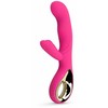 Pink Rožinė FeelzToys Tarzan Dual-Action Silicone Vibrator Rožinė USB Rechargeable