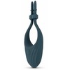 Blue Mėlyna Boners Adjustable Stimulation Ring Mėlyna - Rechargeable, Vibrating, Flexible Fit