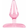 Sinner Gear Rožinė Butterfly Mini Plug with Suction Base, 7 cm, TPE