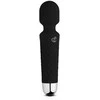 EasyToys Mini Wand Juodas - Compact Silicone Massager, 18 Modes