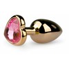 Diogol Aliuminio Heart Jewel Plug Small Sidabrinis Temperature Play