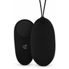 Easytoys XL Remote-Controlled Vibrating Silicone Egg Juodas