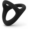 Sinner Gear Flexible Silicone Dual Ring Anatomical Juodas 8719934004320