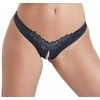 Cottelli G-String Pearls juodas XL