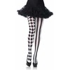 Boland Traciks Leg Avenue Harlequin Tights Juodas/Baltas One Size Nylon Patterned