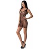 Passion Woman Bodystockings Passion - BS097 Net Dress - Juodas