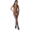 Passion Woman Bodystockings PASSION BS100 Bodystocking Juodas - Comfortable Mesh One Size