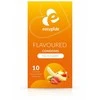 EasyGlide Flavored Anatomical Condoms 10-Pack - Fruit Aroma, Comfortable Fit