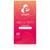 EasyGlide - Ribs and Dots Condoms 10 pcs