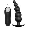 Crazy Bull Pretty Love Vibrating Silicone Plug with Remote Control, Small, Juodas