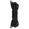 Ouch By Shots Lola Games Japanese Mini Rope 1.5m - Soft Bondage Priedas, Juodas