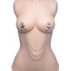 Affix Triple Chain Adjustable Nipple Clamp System - Sidabrinis Finish