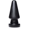 XR Brands Ass Max Large Silicone Plug - Juodas, Heavy Duty, 3-Inch Plotis