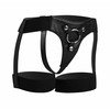 Xr Brands Strap U Bardot Adjustable Harness with Elastic Thigh Straps - Juodas