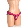 Xr Brands Bodice Deluxe Leather Harness Violetinė - Adjustable Corset System