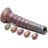 XR Brands Deep Invader Silicone Tentacle with Removable Eggs, Multicolor