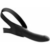Xr Brands Master Series Face Fuk Strap-On Gag - Adjustable Latex Head Harness Juodas