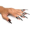 XR Brands Clawed Sensation Rings Set Stainless Steel 5 pcs Adjustable