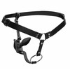 XR Brands Master Series Adjustable Harness with Silicone Plug Juodas